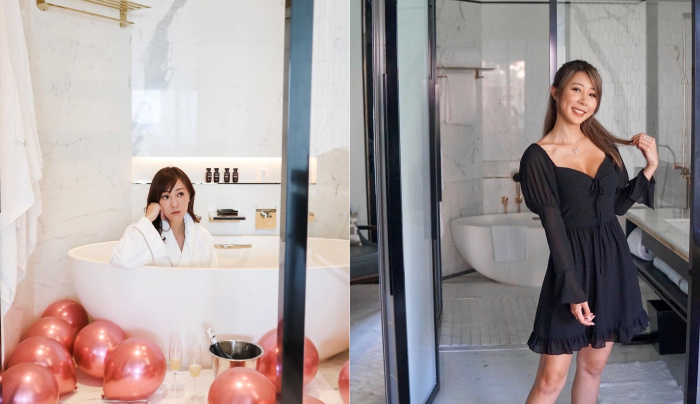  Staycation 打卡_酒店泳池_浴缸酒店